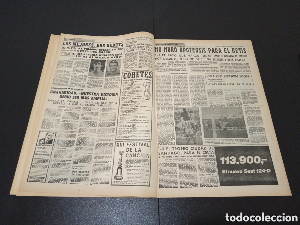 Coleccionismo deportivo: MARCA 10/05/1971 - Foto 4