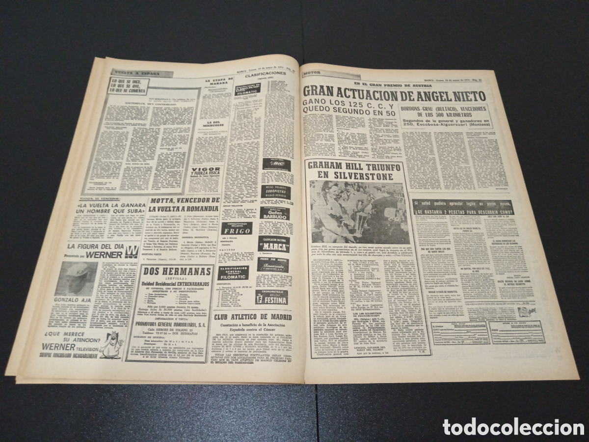 Coleccionismo deportivo: MARCA 10/05/1971 - Foto 11