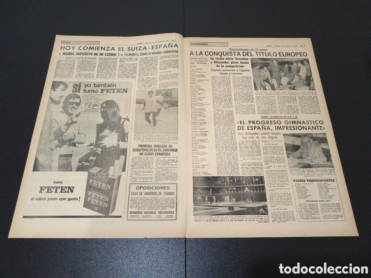 Coleccionismo deportivo: MARCA 14/05/1971 - Foto 2