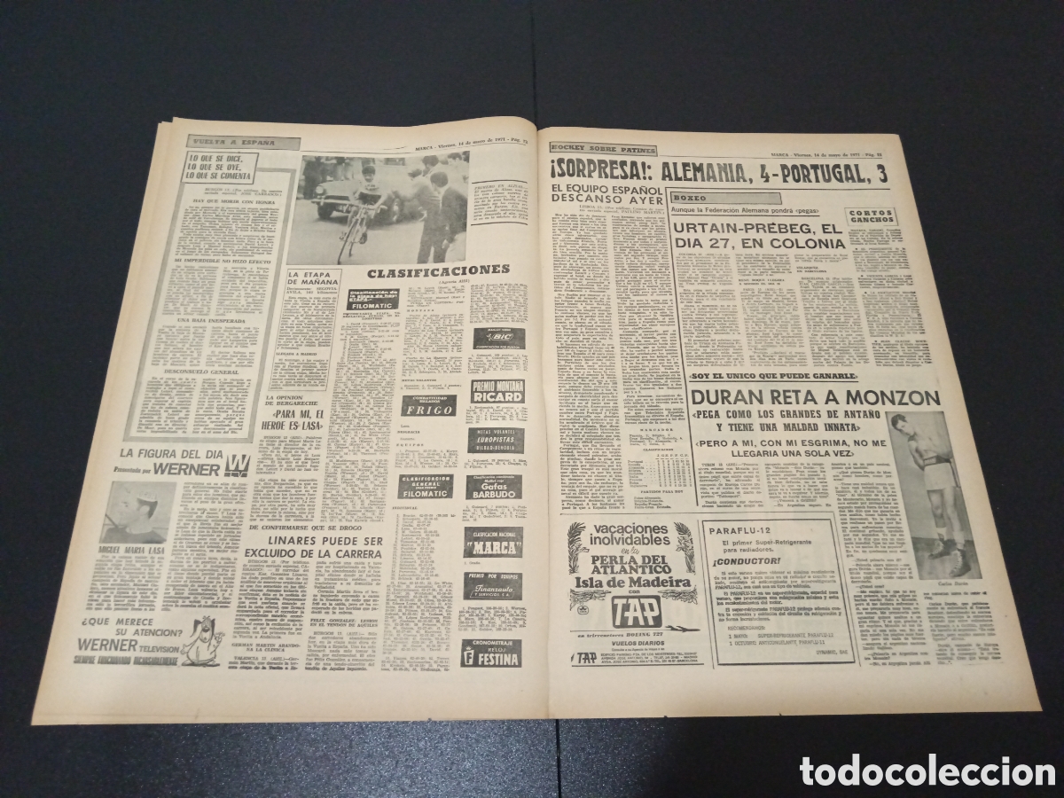 Coleccionismo deportivo: MARCA 14/05/1971 - Foto 4