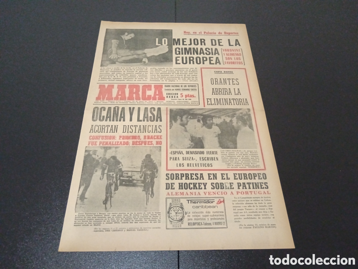Coleccionismo deportivo: MARCA 14/05/1971 - Foto 1