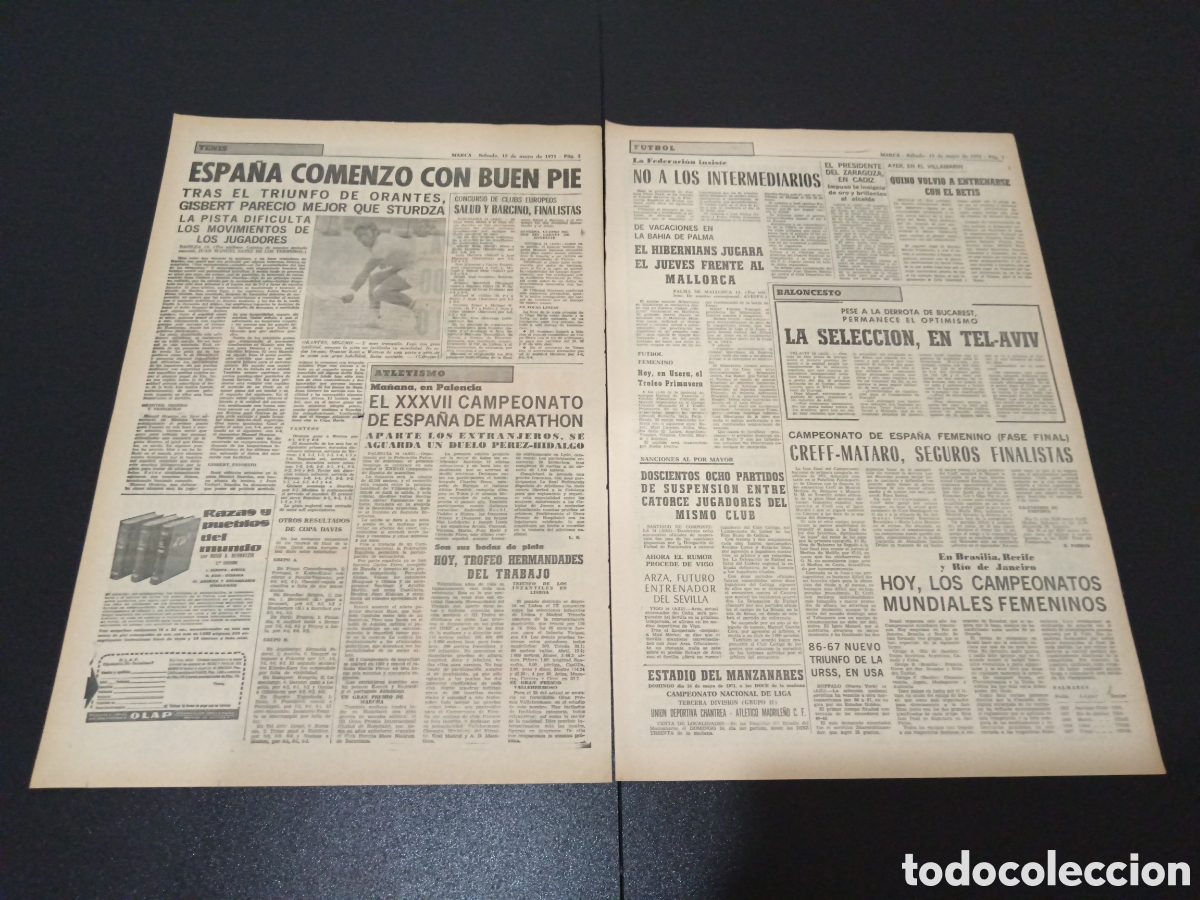 Coleccionismo deportivo: MARCA 15/05/1971 - Foto 2