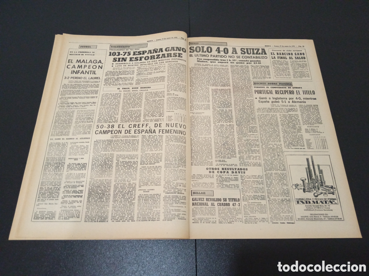 Coleccionismo deportivo: MARCA 17/05/1971 - Foto 7