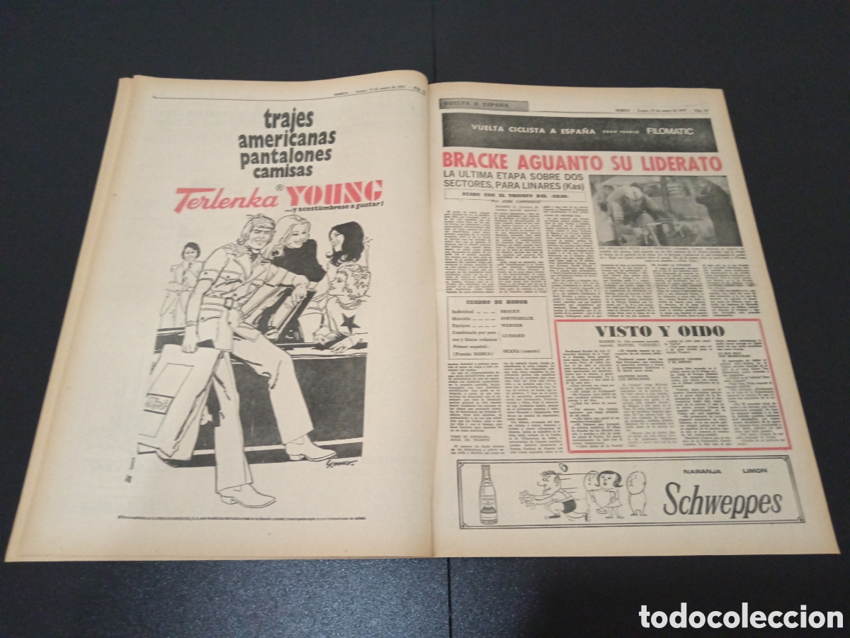 Coleccionismo deportivo: MARCA 17/05/1971 - Foto 8