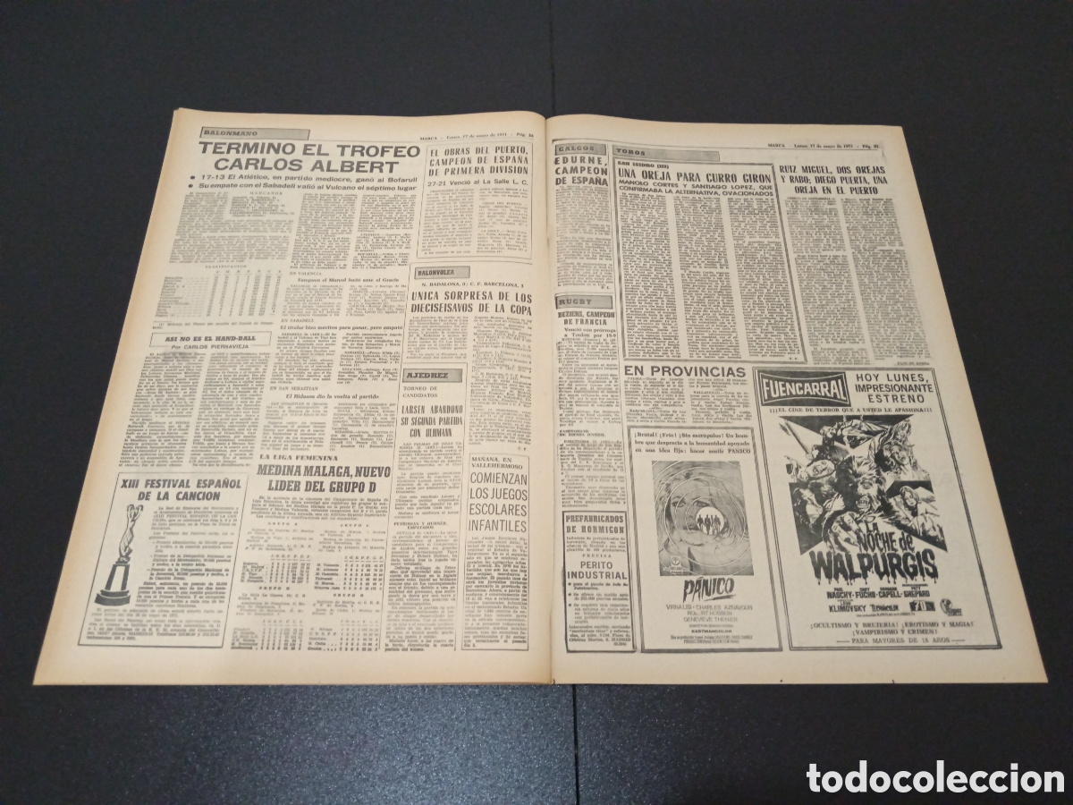Coleccionismo deportivo: MARCA 17/05/1971 - Foto 12