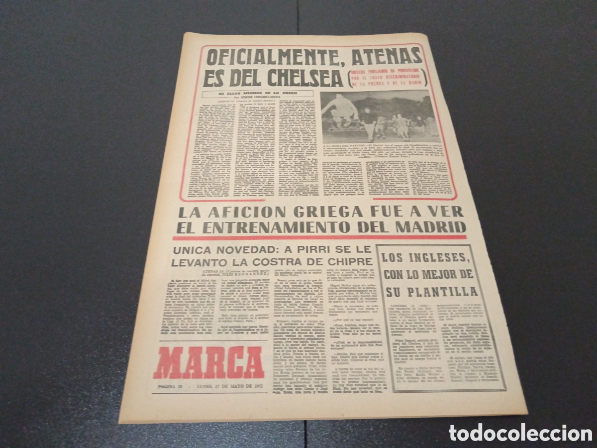 Coleccionismo deportivo: MARCA 17/05/1971 - Foto 13