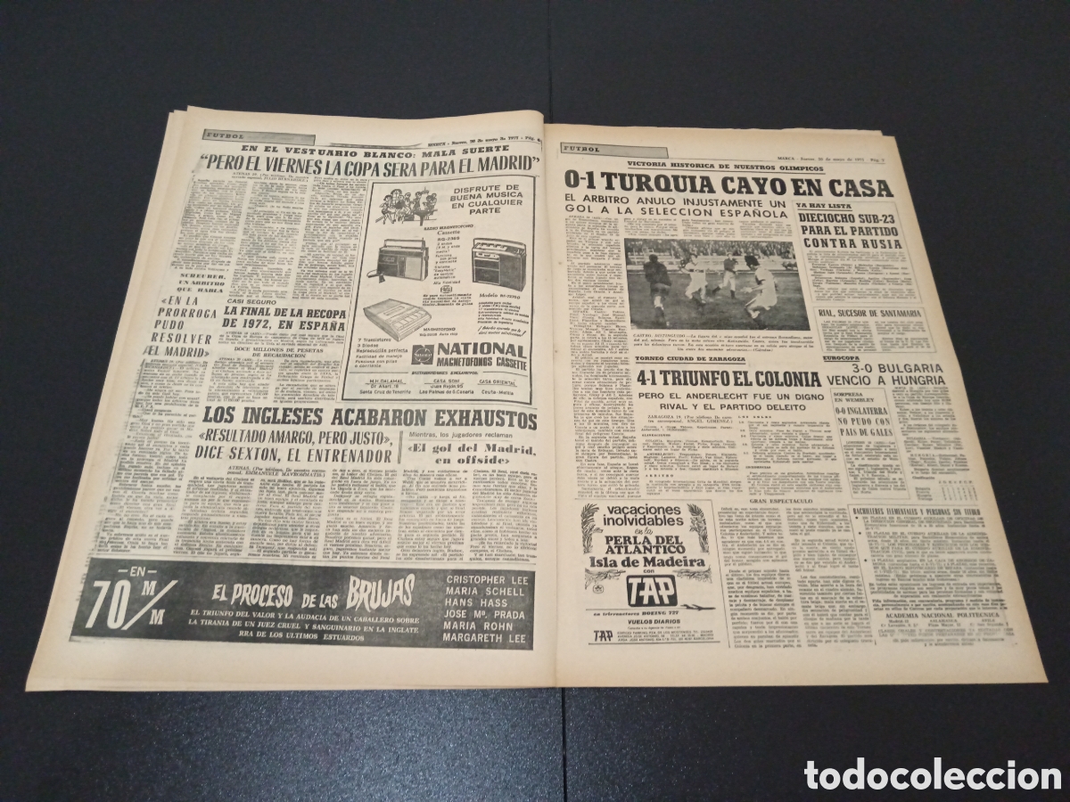 Coleccionismo deportivo: MARCA 20/05/1971 - Foto 4