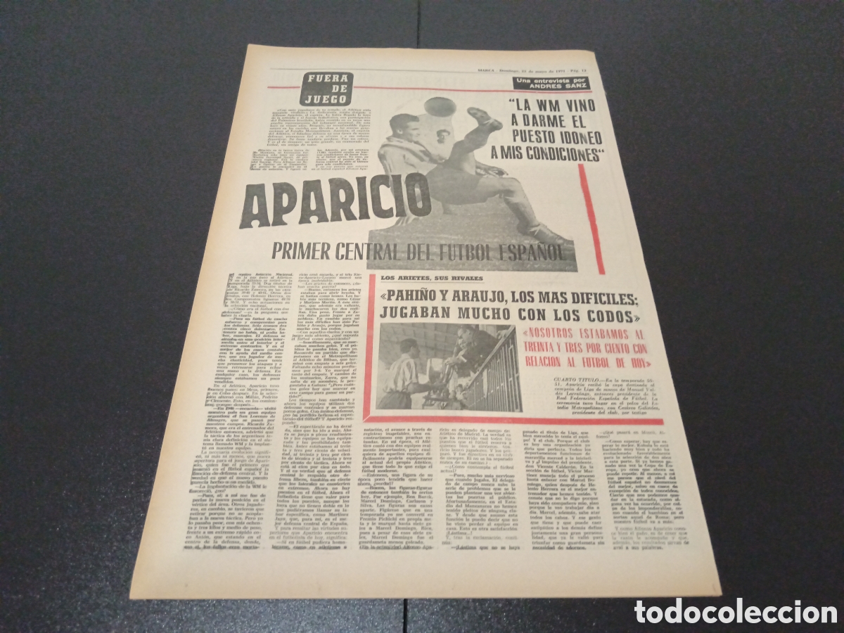Coleccionismo deportivo: MARCA 23/05/1971 - Foto 5