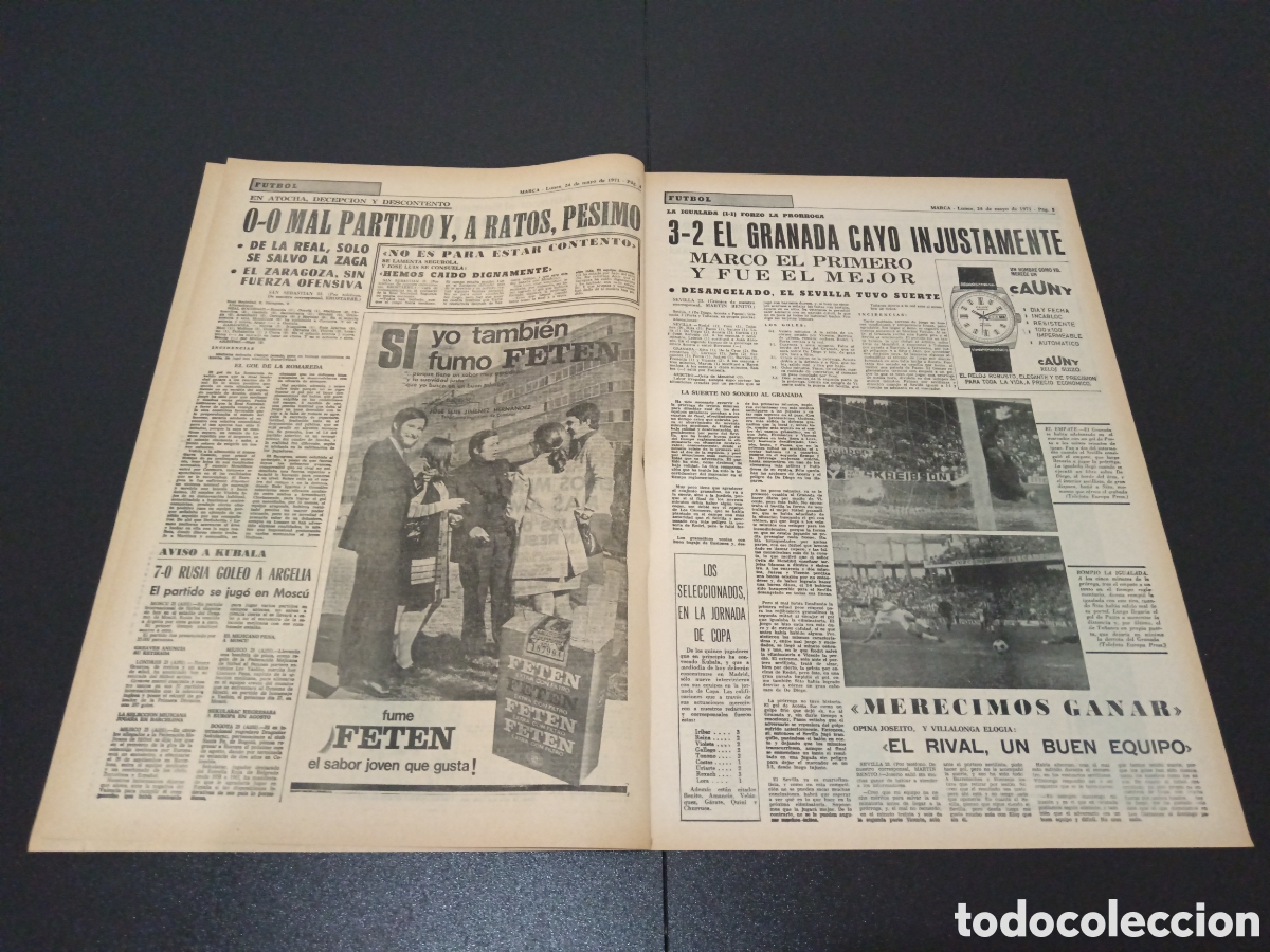 Coleccionismo deportivo: MARCA 24/05/1971 - Foto 3
