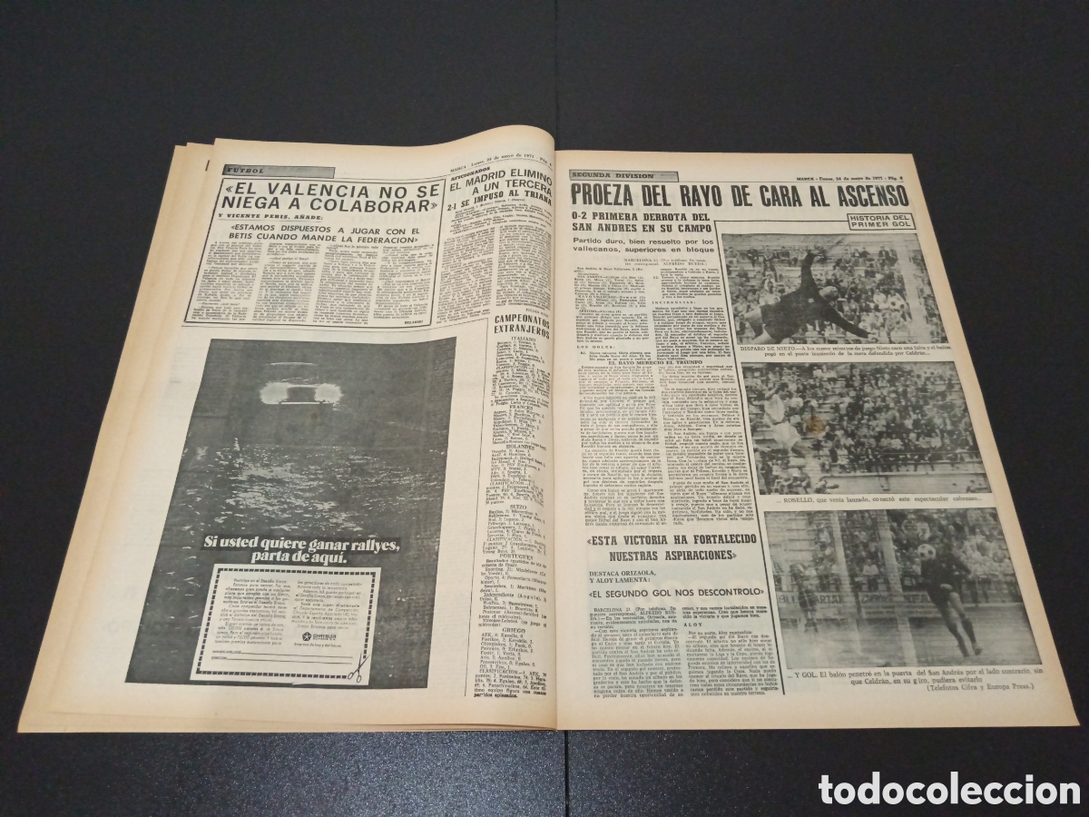 Coleccionismo deportivo: MARCA 24/05/1971 - Foto 4