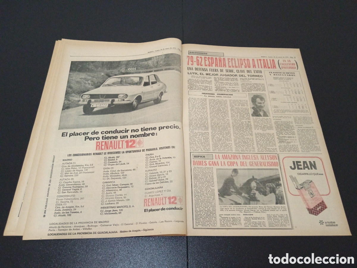 Coleccionismo deportivo: MARCA 24/05/1971 - Foto 7