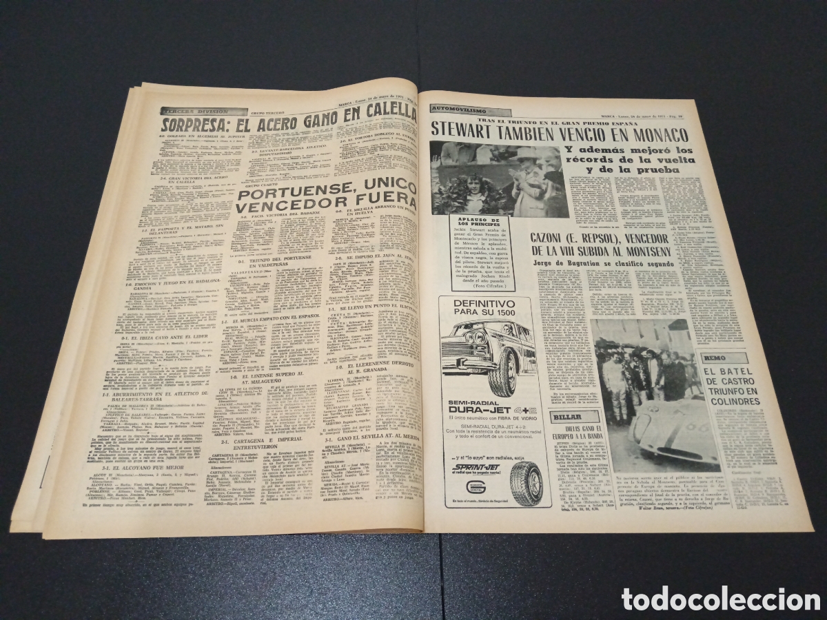 Coleccionismo deportivo: MARCA 24/05/1971 - Foto 9