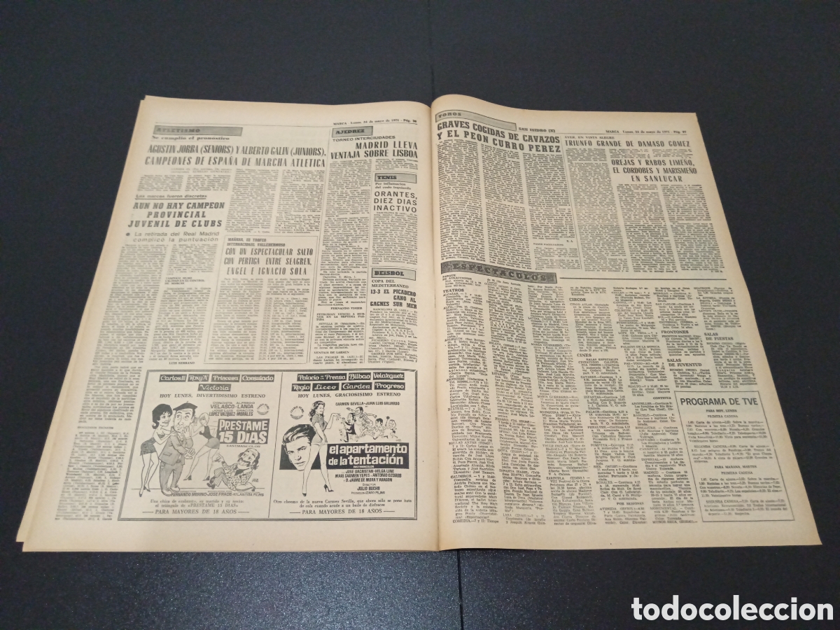 Coleccionismo deportivo: MARCA 24/05/1971 - Foto 11