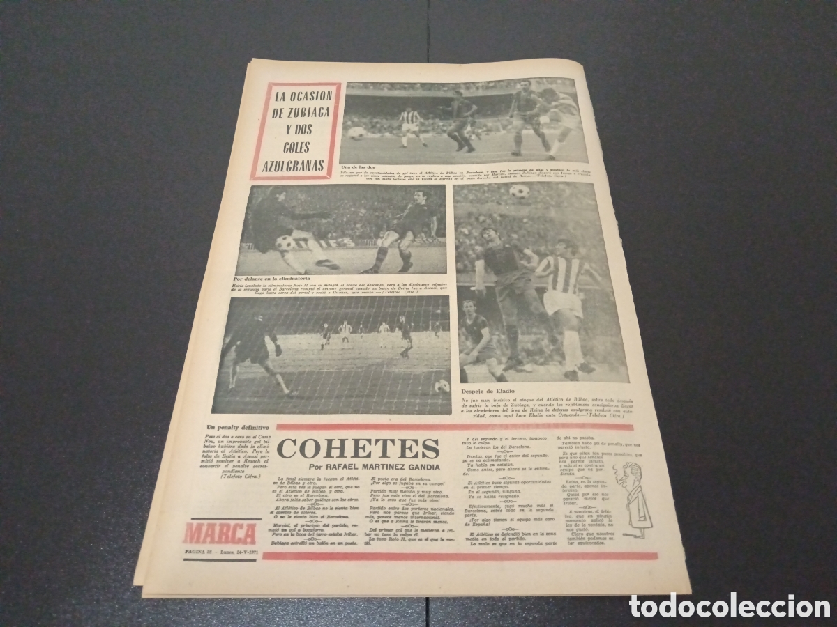 Coleccionismo deportivo: MARCA 24/05/1971 - Foto 12