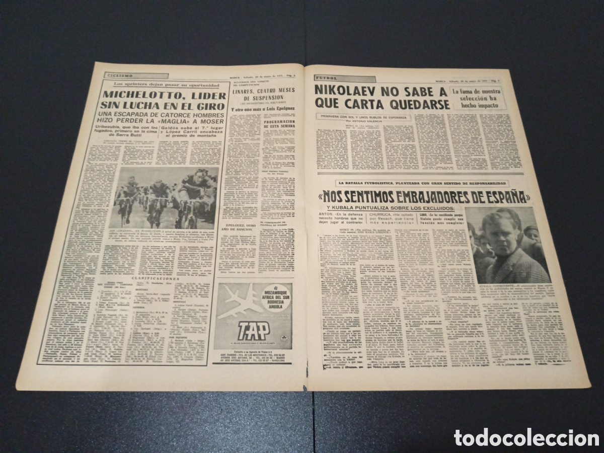 Coleccionismo deportivo: MARCA 29/05/1971 - Foto 2