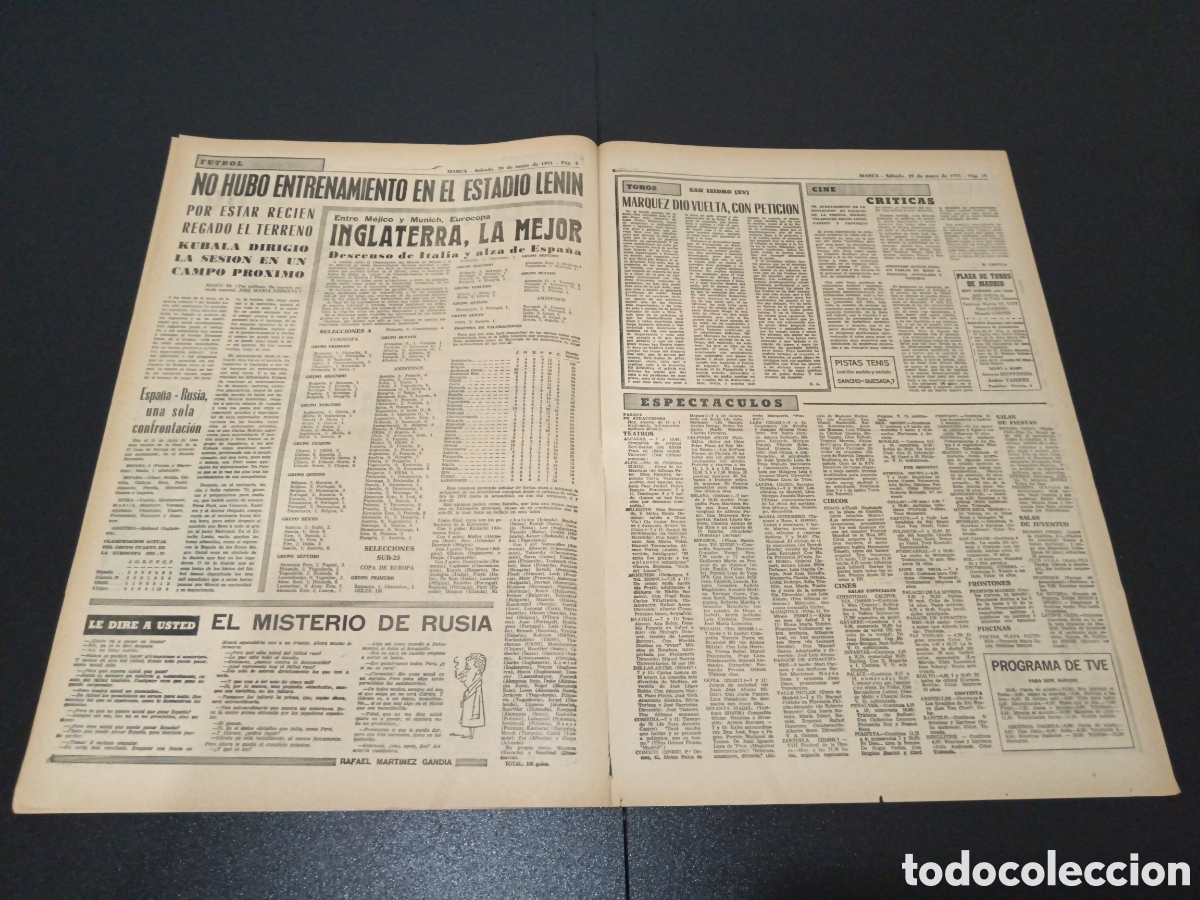 Coleccionismo deportivo: MARCA 29/05/1971 - Foto 3