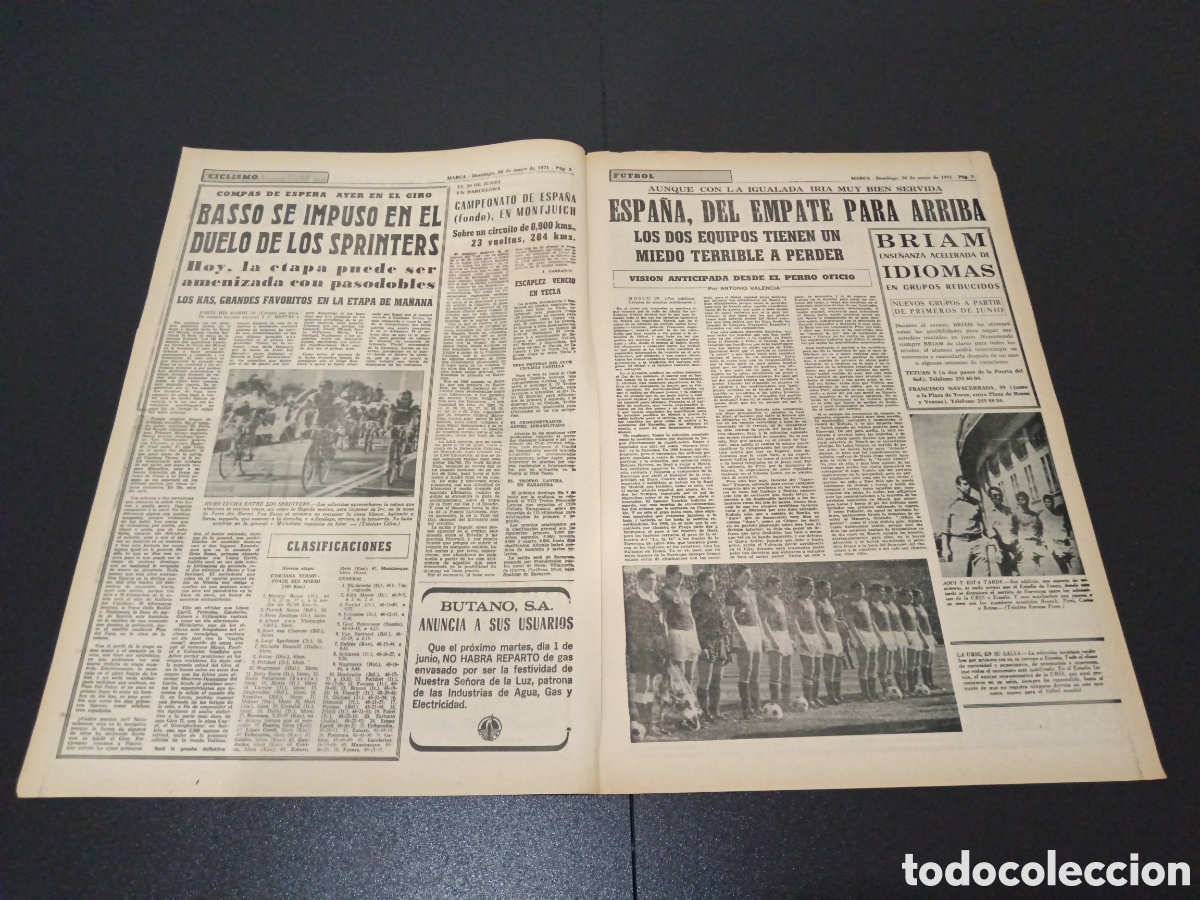 Coleccionismo deportivo: MARCA 30/05/1971 - Foto 2