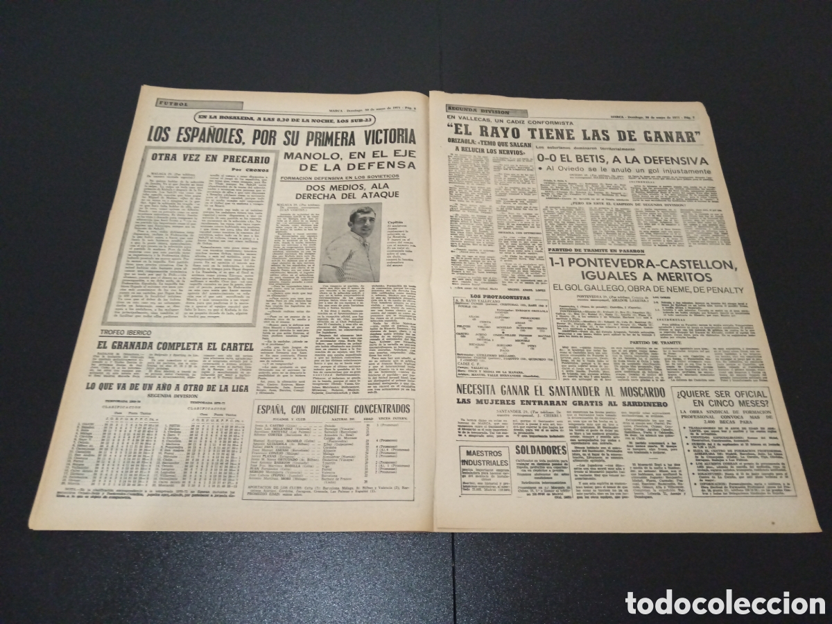 Coleccionismo deportivo: MARCA 30/05/1971 - Foto 4