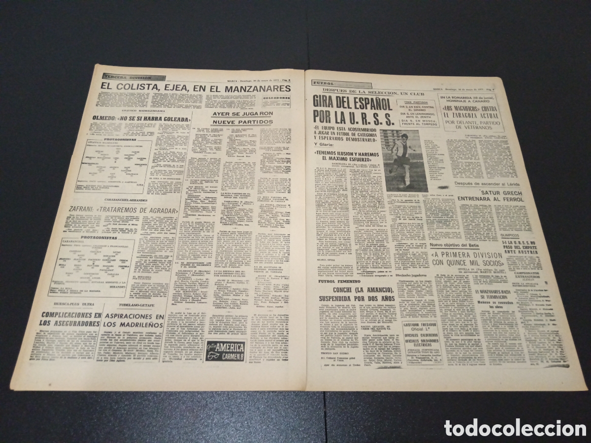 Coleccionismo deportivo: MARCA 30/05/1971 - Foto 5