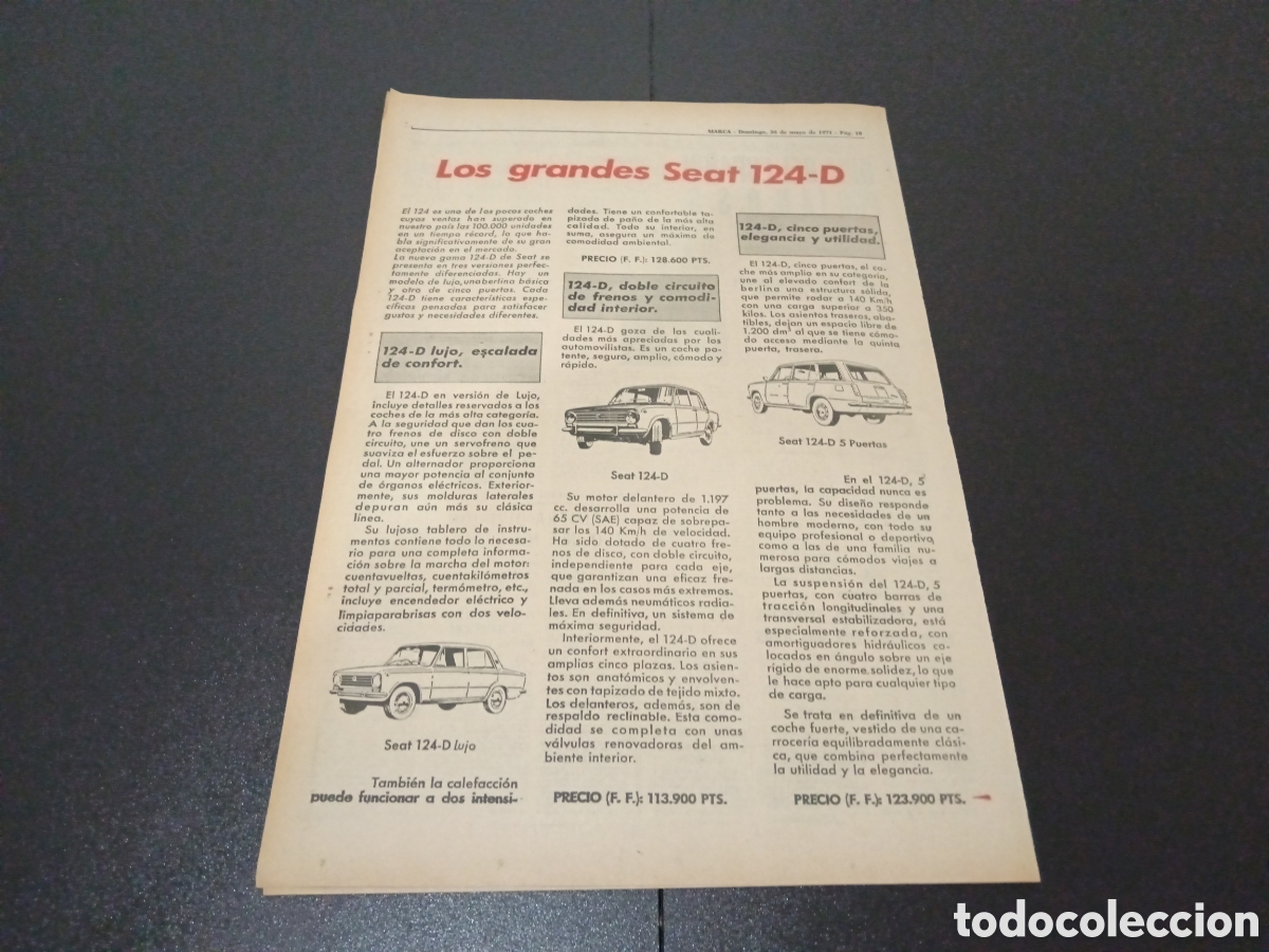 Coleccionismo deportivo: MARCA 30/05/1971 - Foto 6