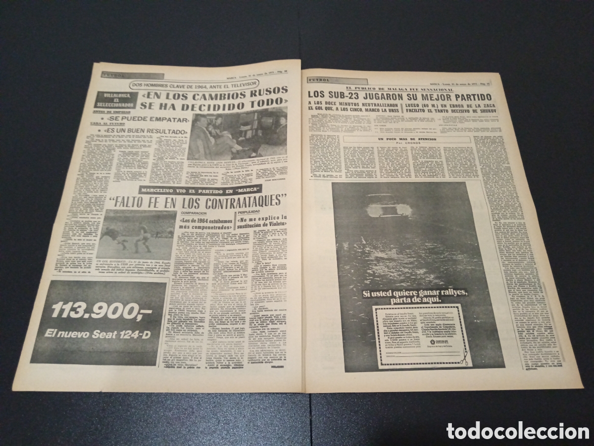 Coleccionismo deportivo: MARCA 31/05/1971 - Foto 6