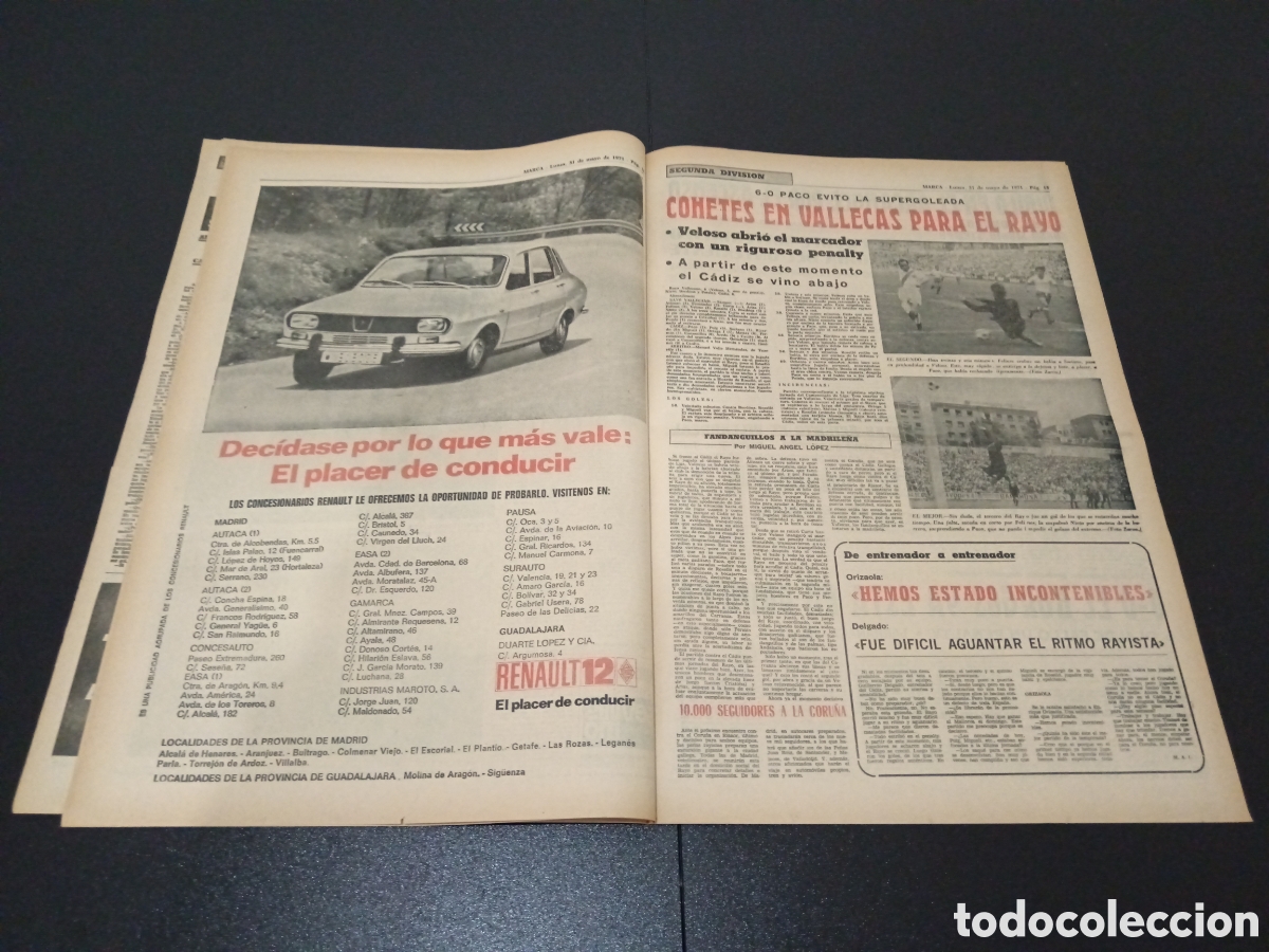 Coleccionismo deportivo: MARCA 31/05/1971 - Foto 8
