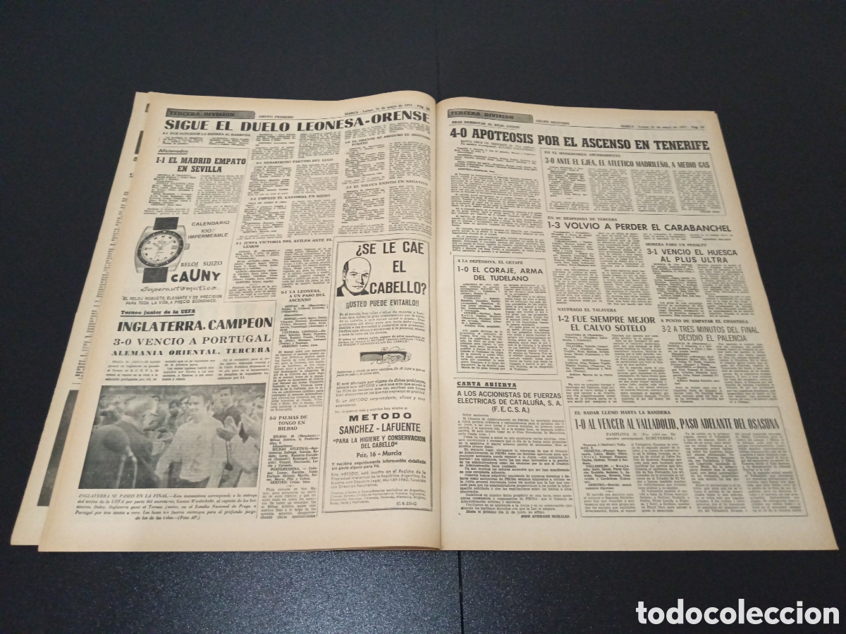 Coleccionismo deportivo: MARCA 31/05/1971 - Foto 10