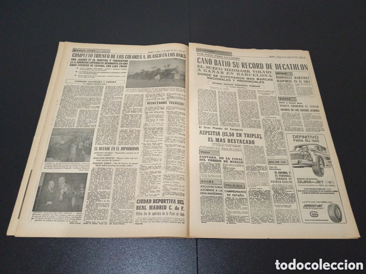 Coleccionismo deportivo: MARCA 31/05/1971 - Foto 12