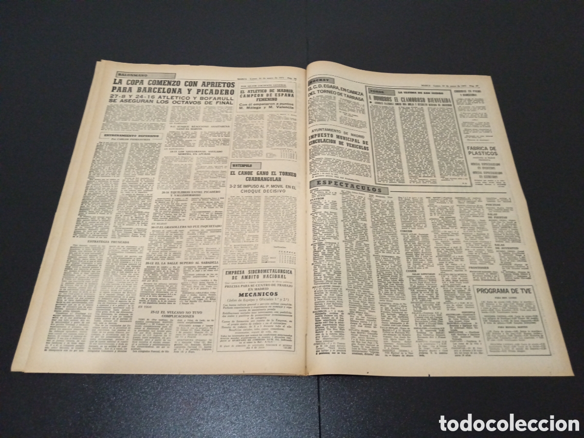 Coleccionismo deportivo: MARCA 31/05/1971 - Foto 14