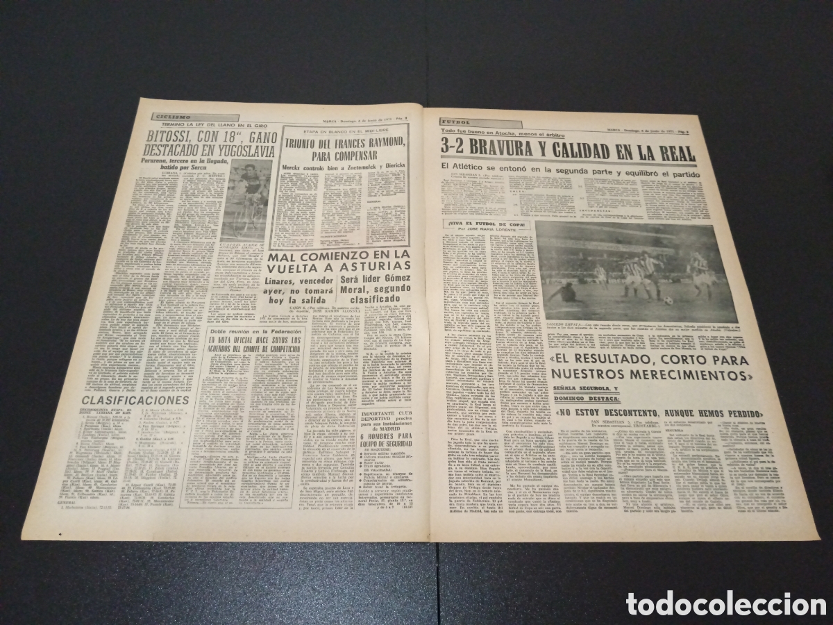Coleccionismo deportivo: MARCA 06/06/1971 - Foto 2