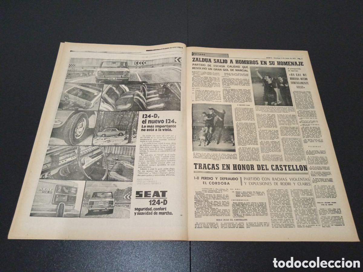 Coleccionismo deportivo: MARCA 06/06/1971 - Foto 3