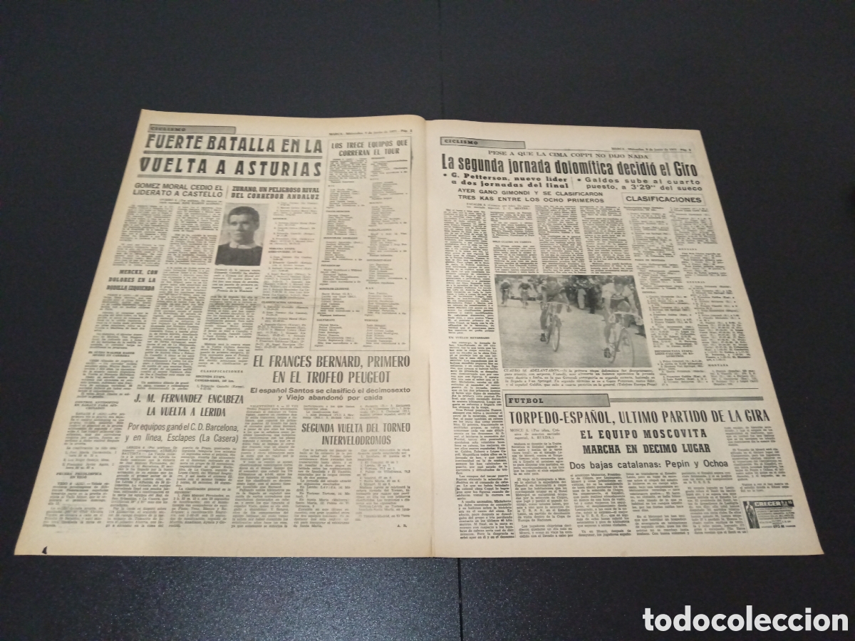 Coleccionismo deportivo: MARCA 09/06/1971 - Foto 2