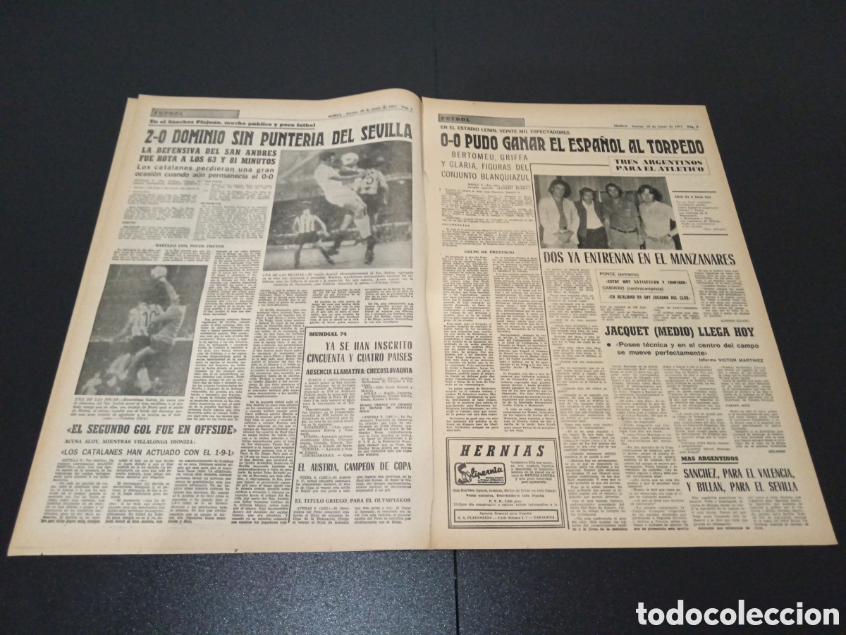 Coleccionismo deportivo: MARCA 10/06/1971 - Foto 3