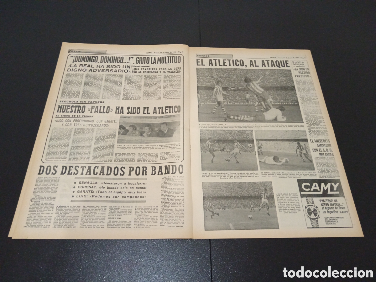 Coleccionismo deportivo: MARCA 14/06/1971 - Foto 3