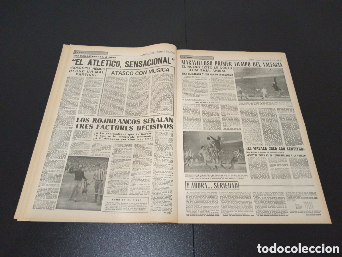 Coleccionismo deportivo: MARCA 14/06/1971 - Foto 4