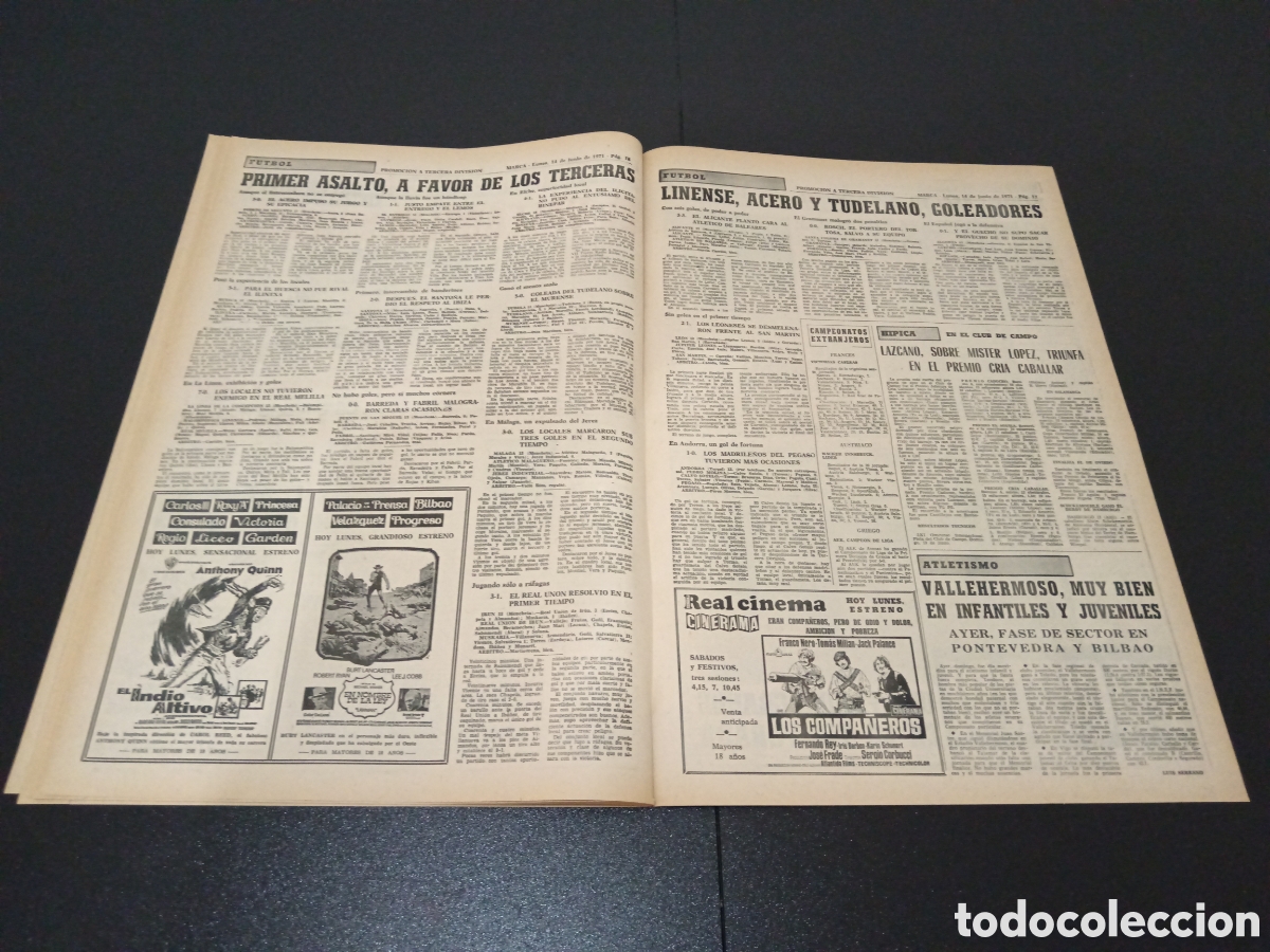 Coleccionismo deportivo: MARCA 14/06/1971 - Foto 9