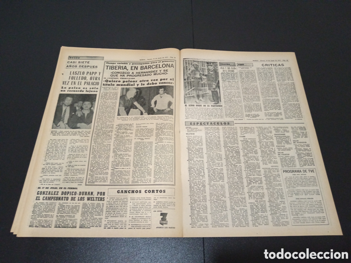 Coleccionismo deportivo: MARCA 17/06/1971 - Foto 5
