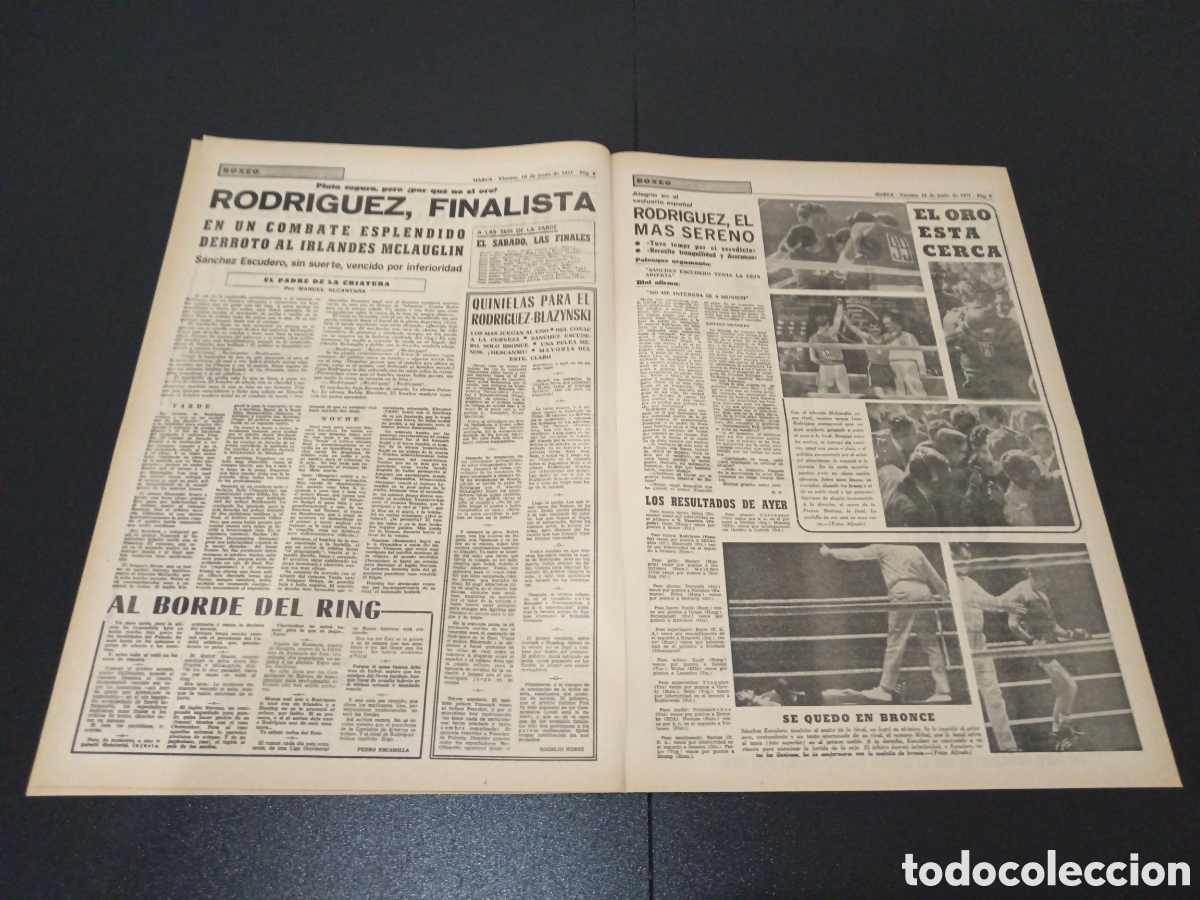 Coleccionismo deportivo: MARCA 18/06/1971 - Foto 3