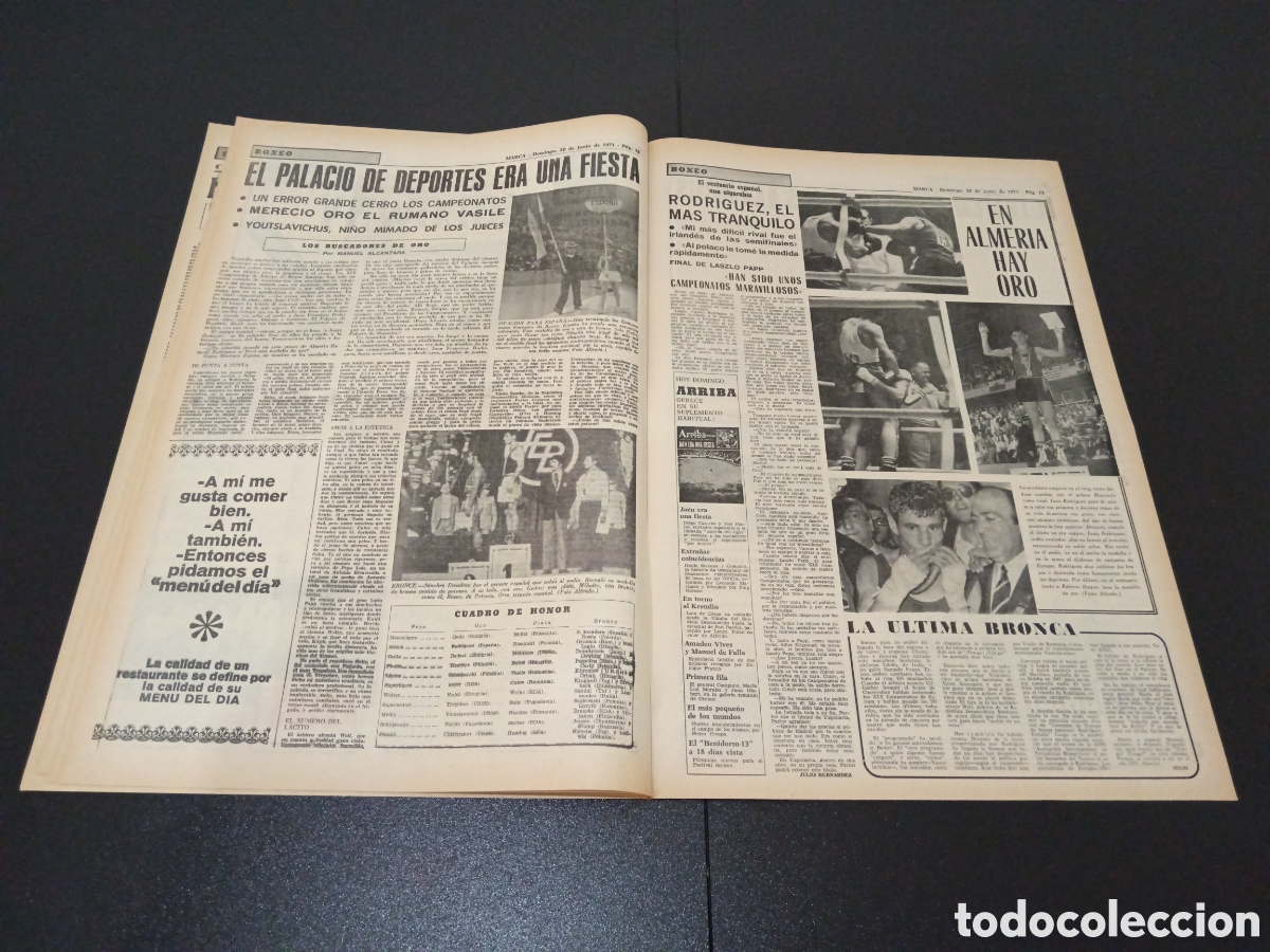 Coleccionismo deportivo: MARCA 20/06/1971 - Foto 5