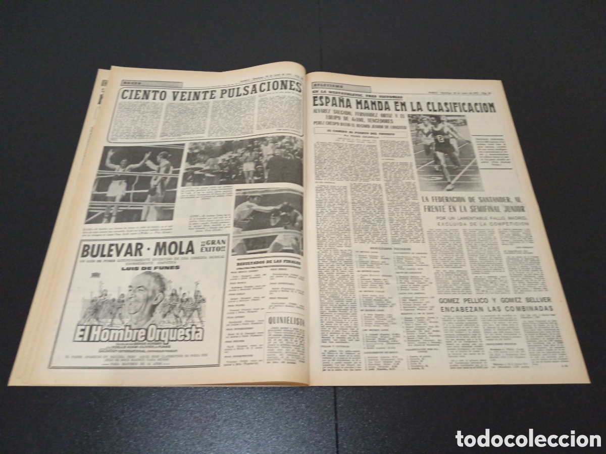 Coleccionismo deportivo: MARCA 20/06/1971 - Foto 6
