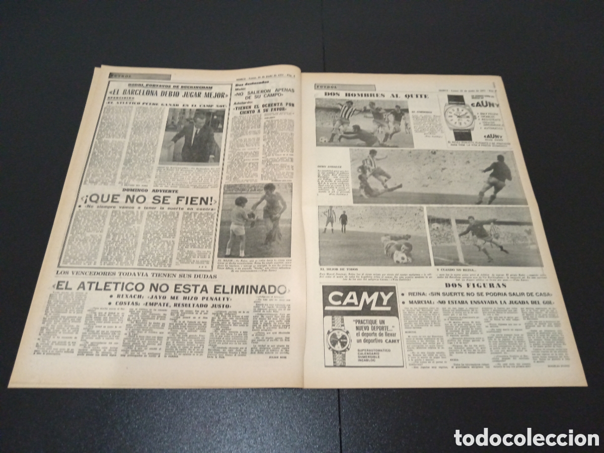 Coleccionismo deportivo: MARCA 22/06/1971 - Foto 3