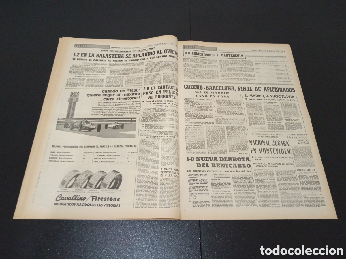 Coleccionismo deportivo: MARCA 22/06/1971 - Foto 5