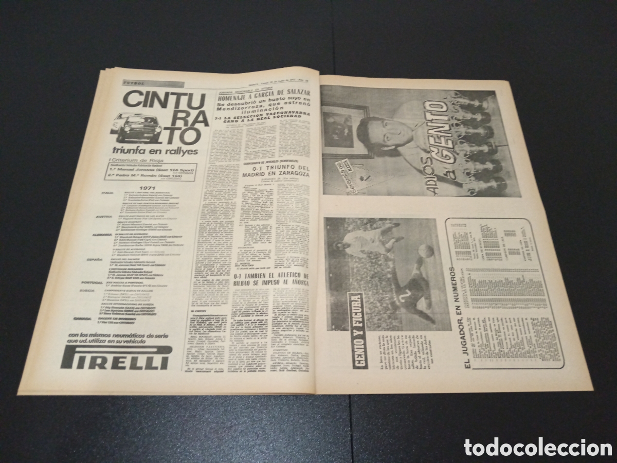 Coleccionismo deportivo: MARCA 22/06/1971 - Foto 6