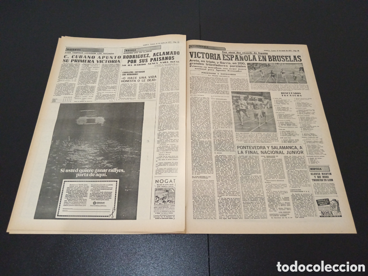 Coleccionismo deportivo: MARCA 22/06/1971 - Foto 12