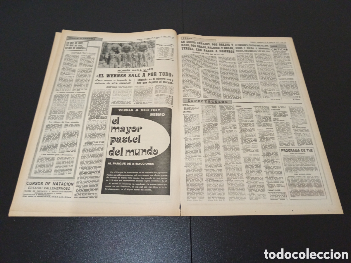 Coleccionismo deportivo: MARCA 27/06/1971 - Foto 6