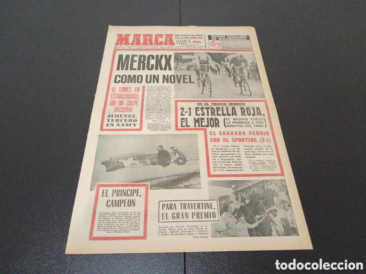Coleccionismo deportivo: MARCA 30/06/1971 - Foto 1