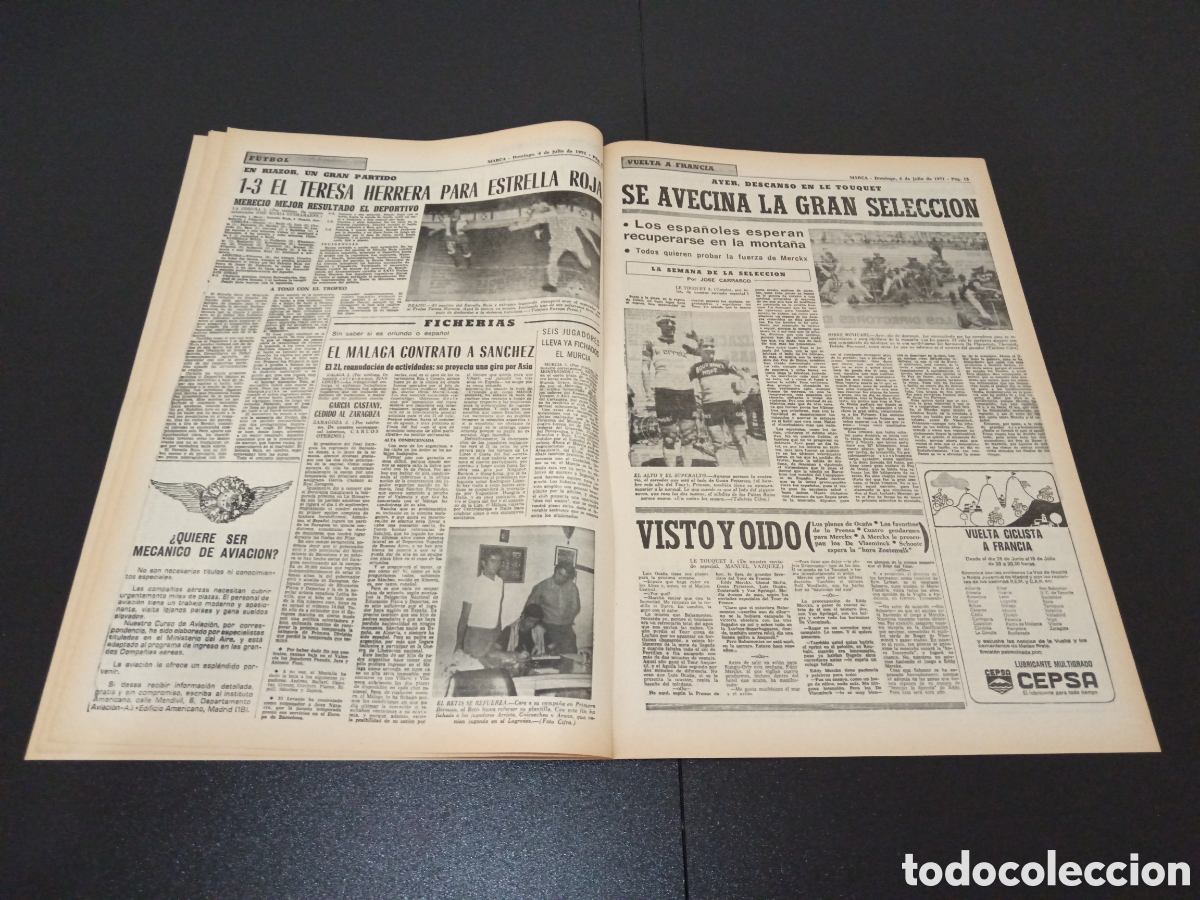 Coleccionismo deportivo: MARCA 04/07/1971 - Foto 5