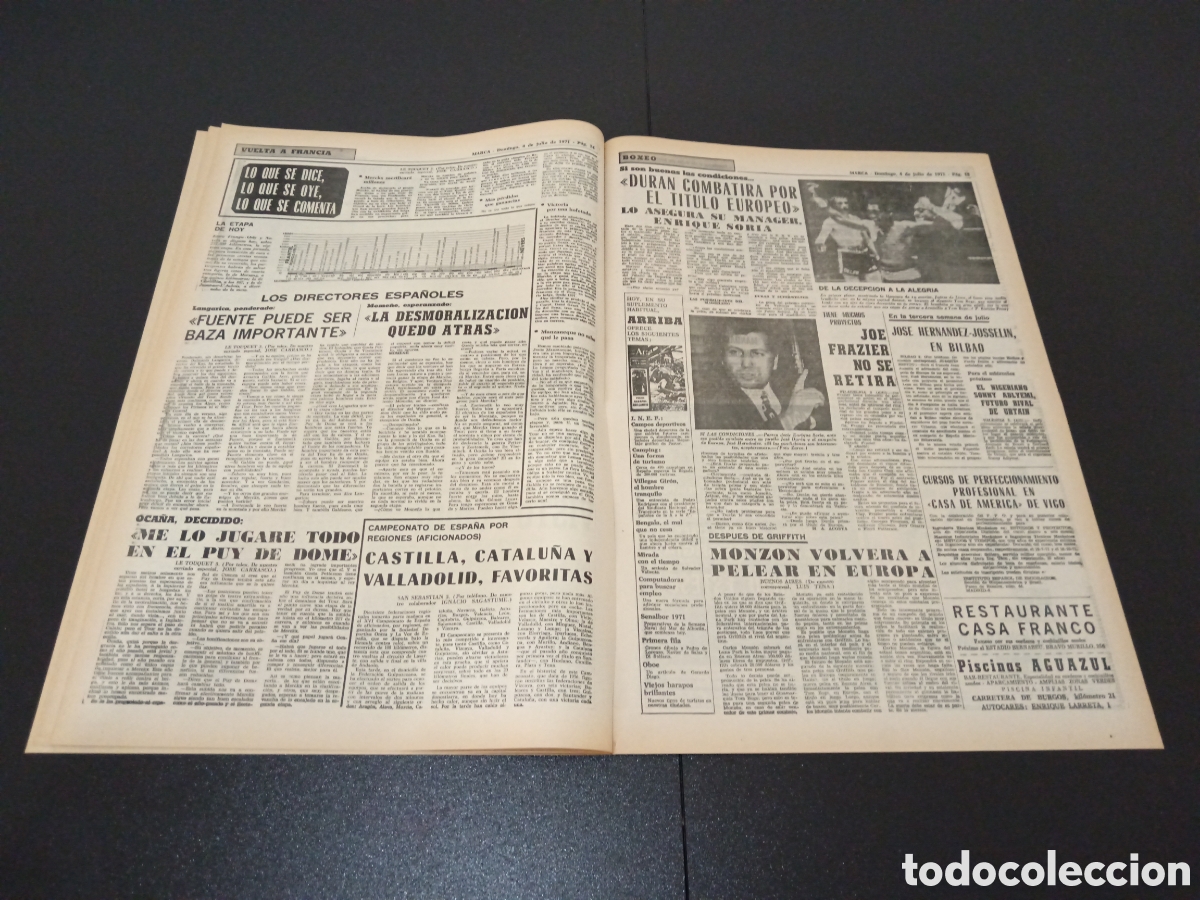 Coleccionismo deportivo: MARCA 04/07/1971 - Foto 6