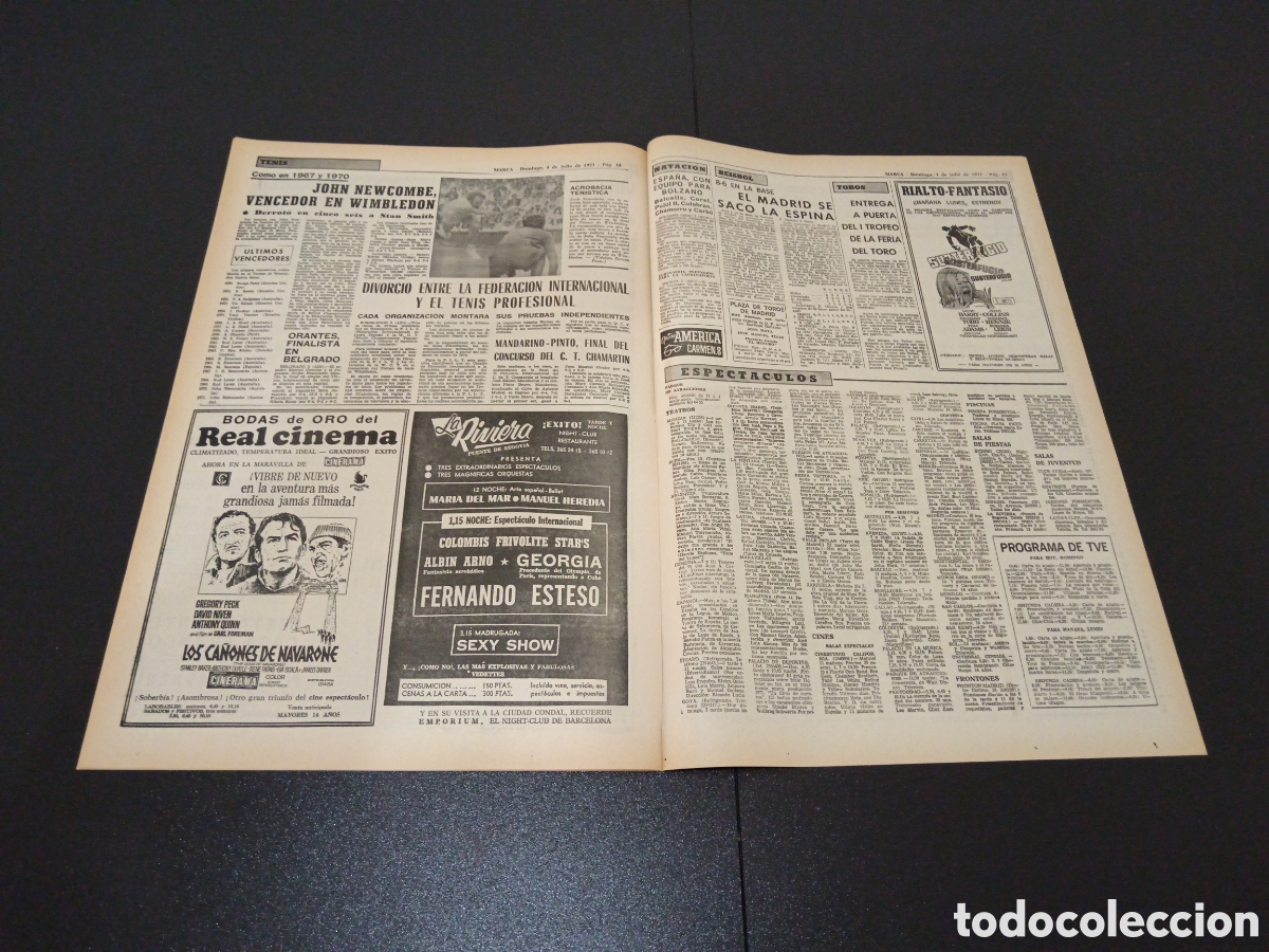 Coleccionismo deportivo: MARCA 04/07/1971 - Foto 7