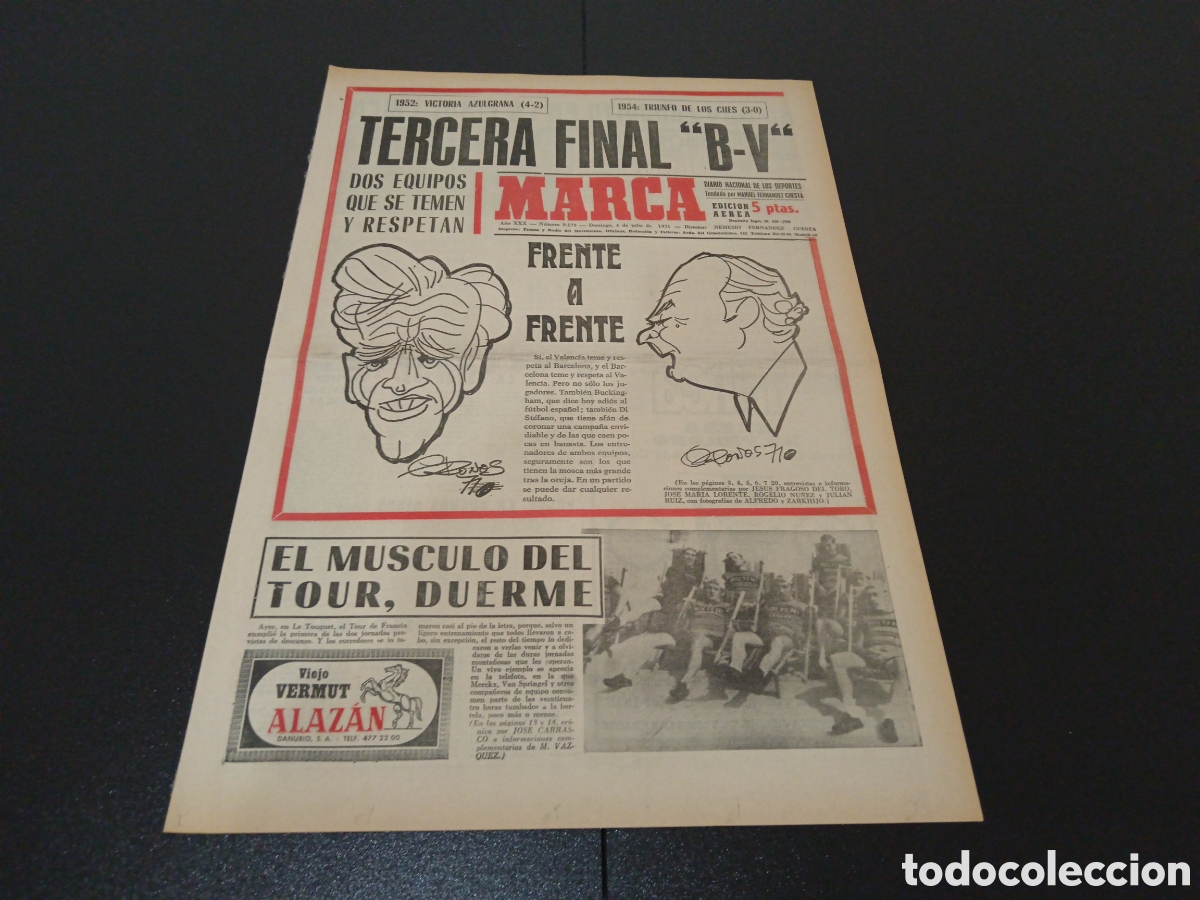 Coleccionismo deportivo: MARCA 04/07/1971 - Foto 1